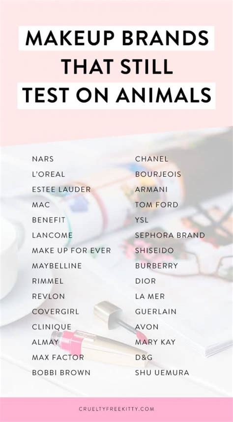 does ysl makeup test on animals|makeup that still test on animals.